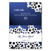 Voetbal Sport Gebeurtenis Plaats Tabel Kaart (Voorkant)