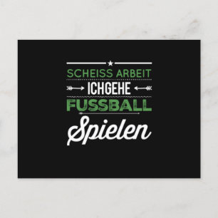 Voetbal Sport Hobby Gym Athlete Briefkaart