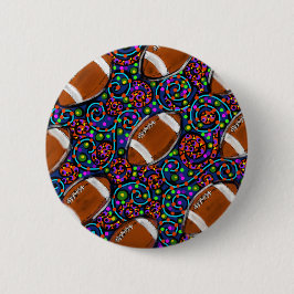 Voetbal Sport Kunst Ronde Button 5,7 Cm