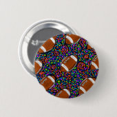Voetbal Sport Kunst Ronde Button 5,7 Cm (Voorkant /achterkant)