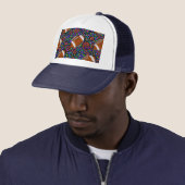 Voetbal Sport Kunst Trucker Pet (In situ)