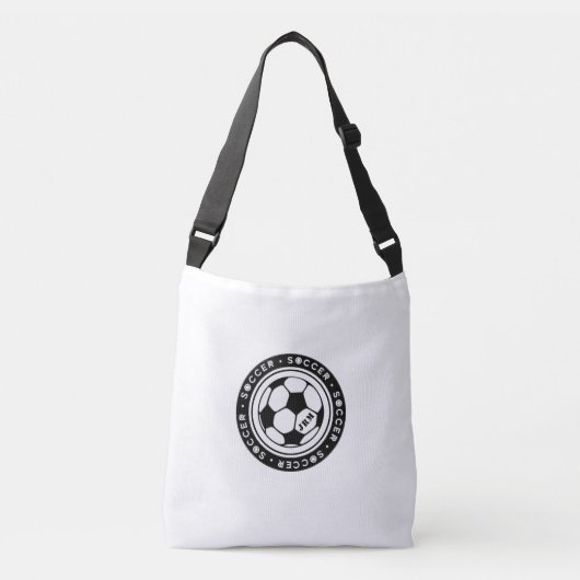 Voetbal Sport Monogram Crossbody Bag Tas (Voorkant)