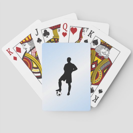 Voetbal Sport Ontwerp Pokerkaarten (Achterkant)