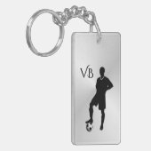 Voetbal  / Sport Ontwerp Sleutelhanger (Voorkant Links)