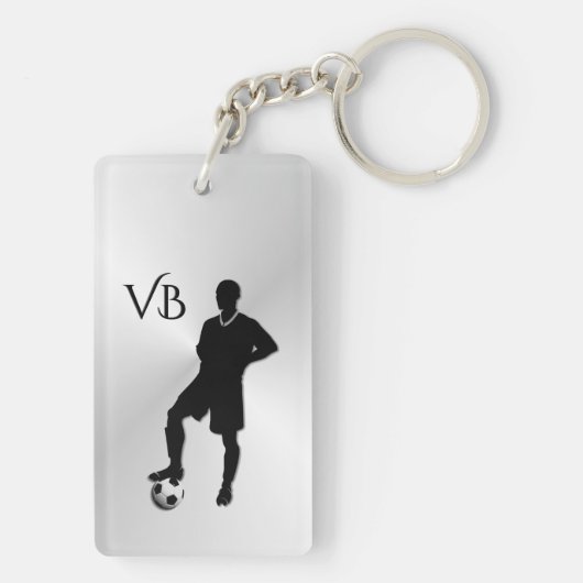 Voetbal  / Sport Ontwerp Sleutelhanger (achterkant)