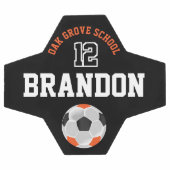 Voetbal sport - Oranje, zwart en wit (Enkel)