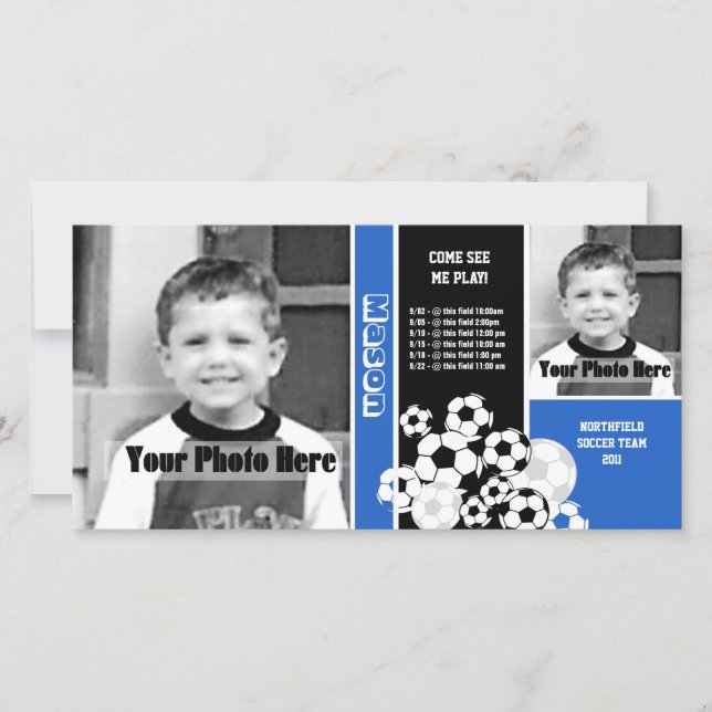 Voetbal Sport Schema (Voorkant)