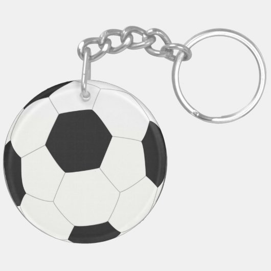 Voetbal Sport Sleutelhanger (Achterkant Links)
