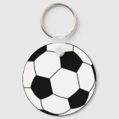 Voetbal sport sleutelhanger (Voorkant)