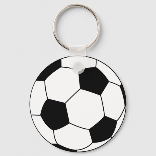 Voetbal sport sleutelhanger (Voorkant)