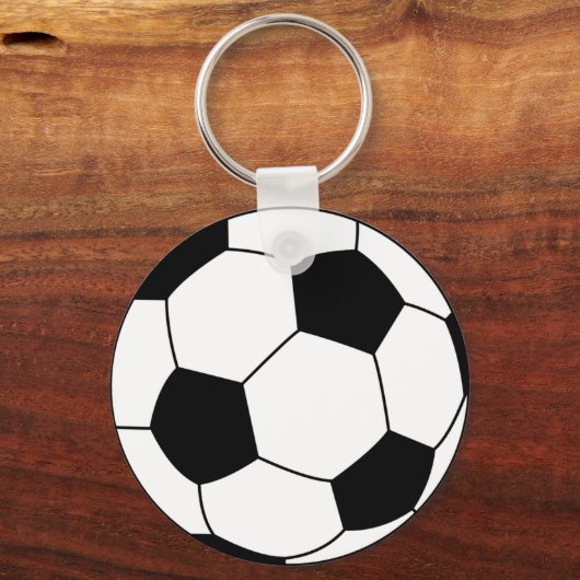 Voetbal sport sleutelhanger (Voorkant)