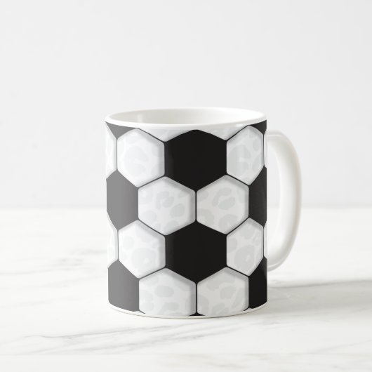 Voetbal, sport, Soccer Mam Design Coffee Mok Cup (Voorkant rechts)