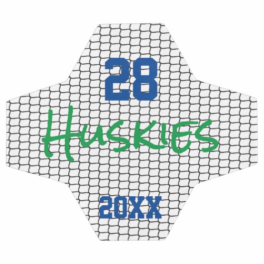 Voetbal Sport Speler Nummer Naam Jaar Net Fun (Enkel)