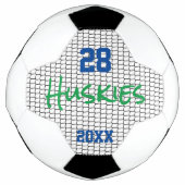 Voetbal Sport Speler Nummer Naam Jaar Net Fun (Voorkant)