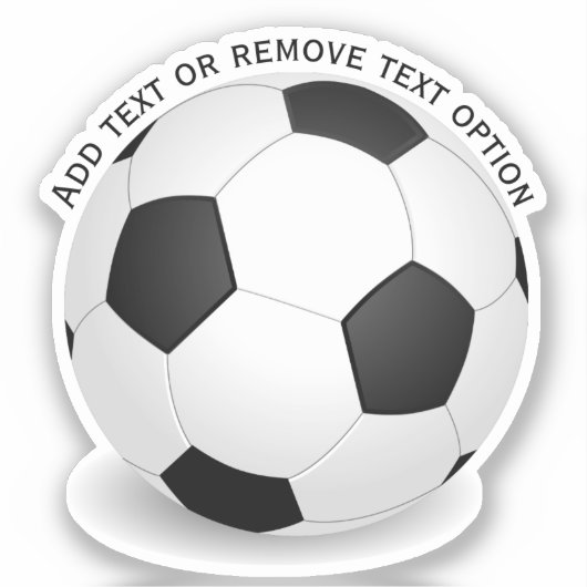 Voetbal Sport Sticker (Voorkant)