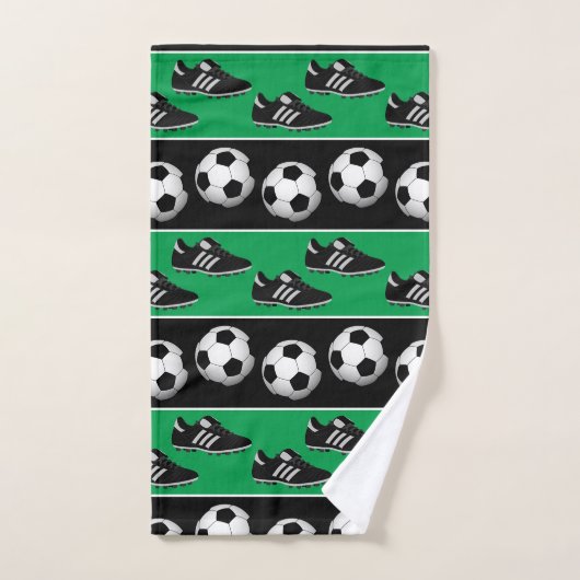 Voetbal sport thema leuke badkamer handdoek set (Handdoek)