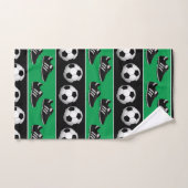 Voetbal sport thema leuke badkamer handdoek set (Handdoek)
