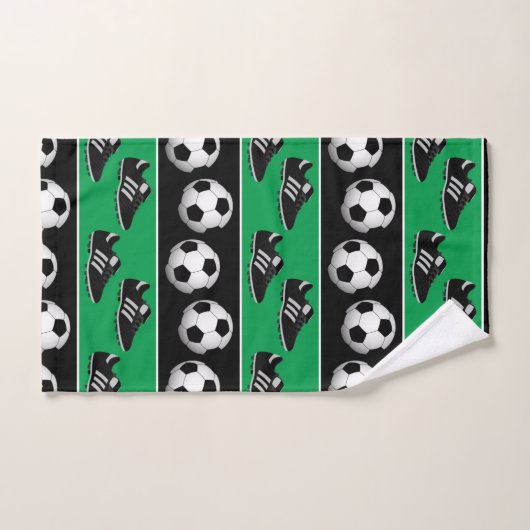 Voetbal sport thema leuke badkamer handdoek set (Handdoek)