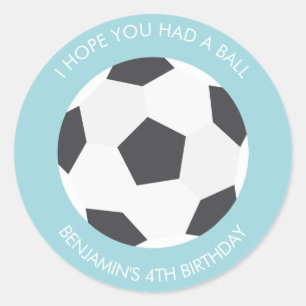 voetbal Sport Theren Birthday Ronde Sticker