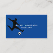 Voetbal Sport Trainer Visitekaartje (Voorkant)