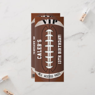 Voetbal Sport Verjaardagsfeest VIP Pas Ticket