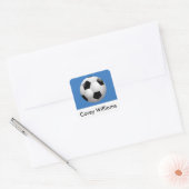 Voetbal Sport Vierkante Sticker (Envelop)