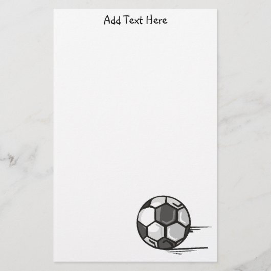 voetbal sportartikelen briefpapier (Voorkant)