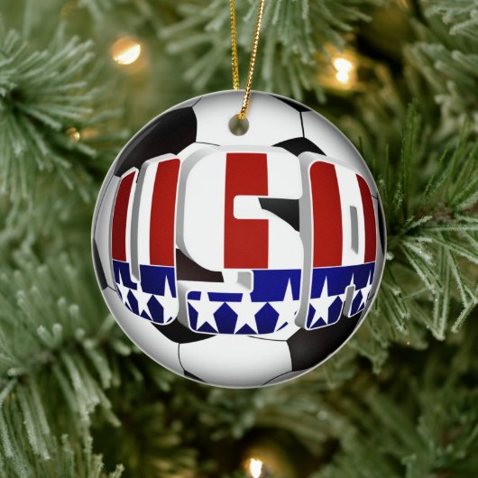 Voetbal Sportartikelen VS Keramisch Ornament (Boom)