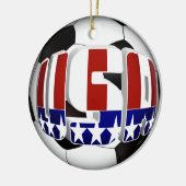 Voetbal Sportartikelen VS Keramisch Ornament (Links)