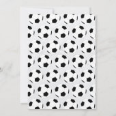 Voetbal Sportbal Kinderen Verjaardag Kaart (Achterkant)