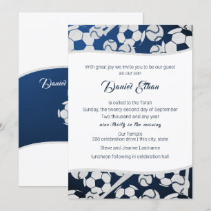 Voetbal-sportbar Mitzvah Kaart