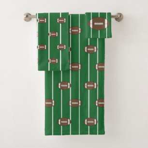 Voetbal Sporten Patroon Bad Handdoeken Set Cadeau