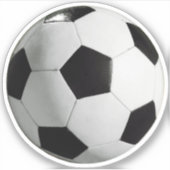 Voetbal Sportfoto Sticker (Voorkant)