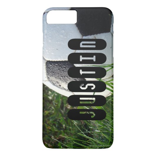 Voetbal Sportgroen gras Case-Mate iPhone Case (Achterkant)