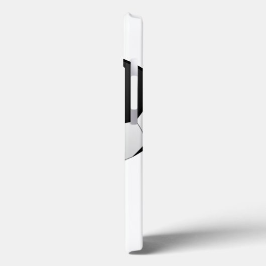 Voetbal Sportmonogram Player Nummer Kinder Case-Mate iPhone Case (Achterkant / Links)