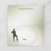 Voetbal/Sportontwerp Plaatskaartje (Buitenkant ongevouwen)