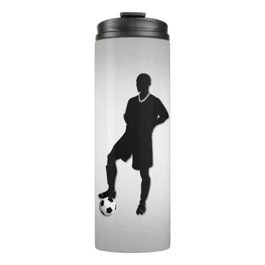Voetbal  / Sportontwerp Thermosbeker (Voorkant)