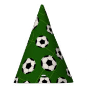 Voetbal sportpatronen feestjes pet feesthoedjes (Rechts)