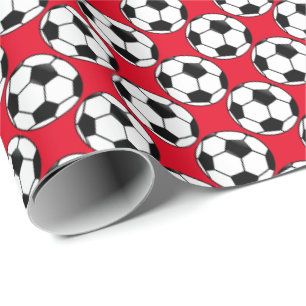 voetbal Sportpatroon Cadeaupapier