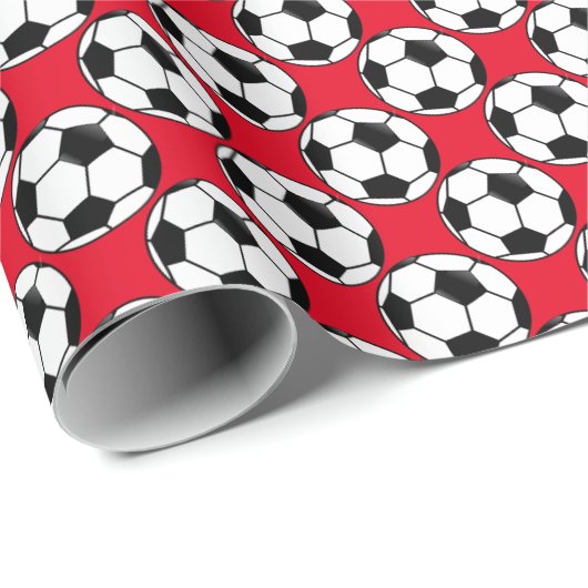 Voetbal Sportpatroon Cadeaupapier (Rol Hoek)