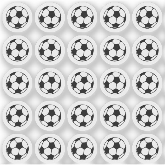 Voetbal Sportpraktijk Planner / Scrapbooking Sticker (Voorkant)