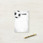 voetbal Sports Post It Note Distressed Style (Op bureau)