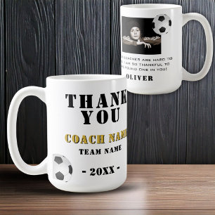 Voetbal Sportsfoto Bedankt Coach  Koffiemok