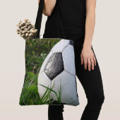 voetbal Sportteam Voetbal Mam Canvas tas (Dichtbij)