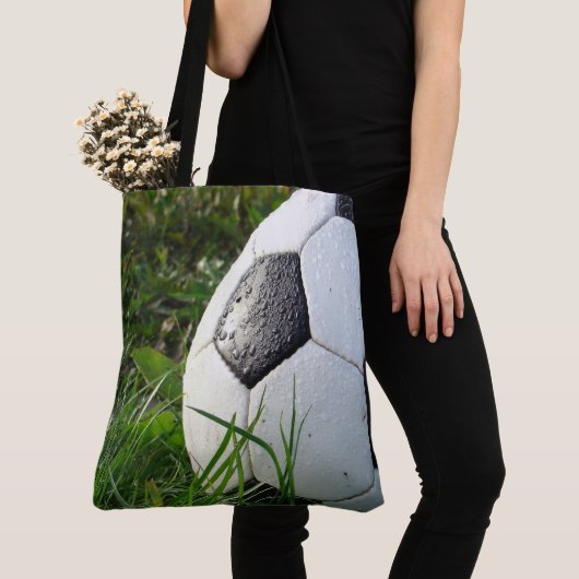 voetbal Sportteam Voetbal Mam Canvas tas (Dichtbij)