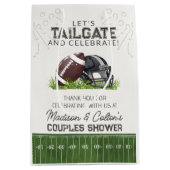 Voetbal staarthek & vier couples shower favor medium cadeauzakje (Voorkant)