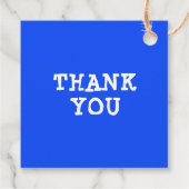 Voetbal Star SportsBedankt Bedankjes Labels (Achterkant)