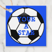 Voetbal Star SportsBedankt Bedankjes Labels (Voorkant)