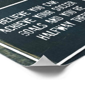 Voetbal stelt 10 Poster collage in Denemarken op D (Hoek)