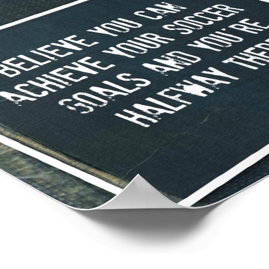 Voetbal stelt 10 Poster collage in Denemarken op D (Hoek)